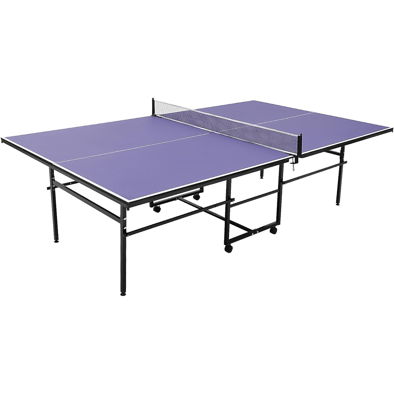 Table Tennis Livescore - 8 ft Portable Ping Pong Table，Professional