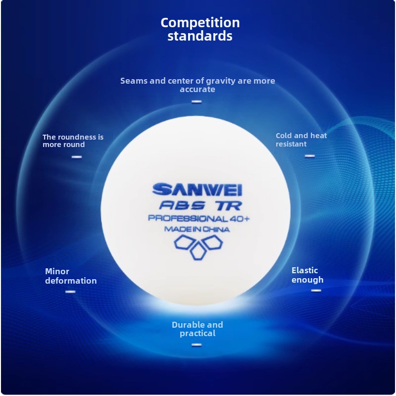50 100 pcs Sanwei New Material - Table Tennis Livescore recension och pris