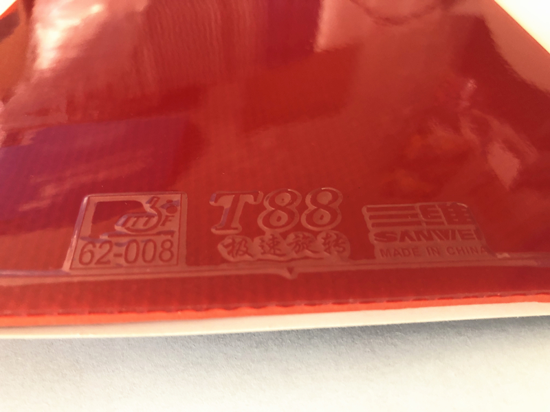 SANWEI T88 ULTRA Spin Table Te - Table Tennis Xiom Rubber recension och pris