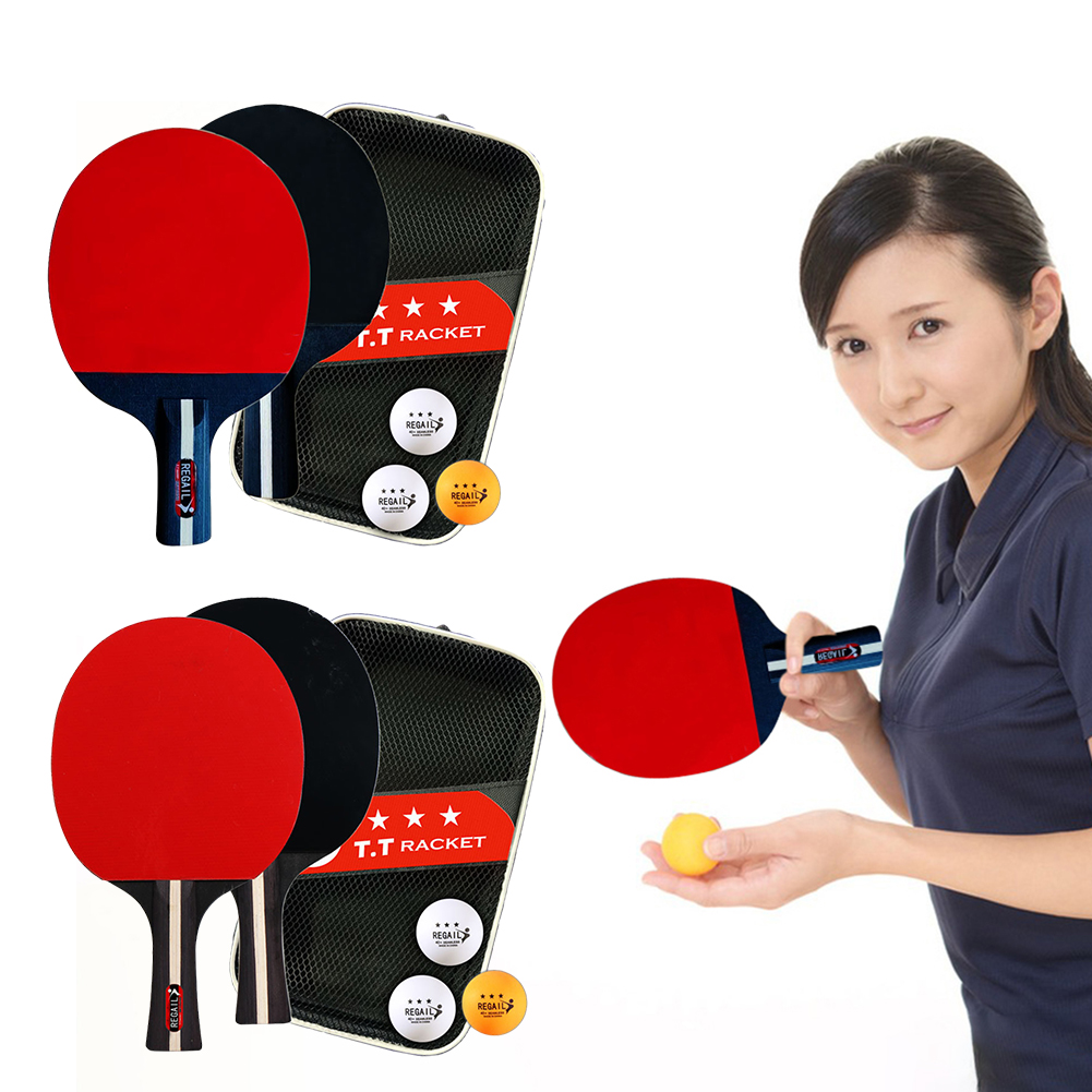 Table Tennis Racket 2 Rackets  - Table Tennis Livescore recension och pris