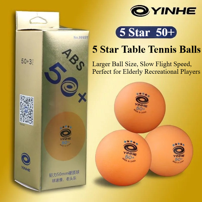YINHE 5/6 Stars 50+/55+ Mm Tab - Table Tennis Livescore recension och pris