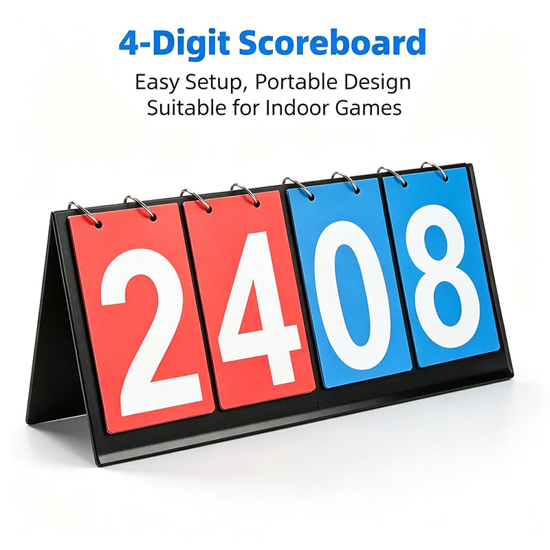 4‑Digit Flip Scoreboard Portab - Table Tennis Ranking recension och pris