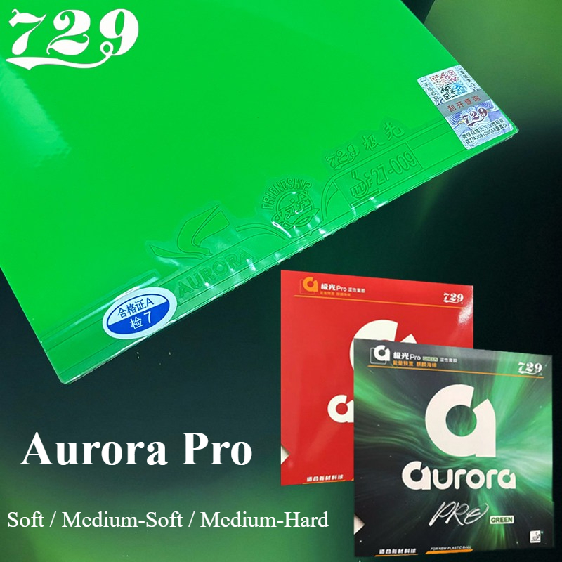 729 Friendship Aurora Pro Gree - Table Tennis Xiom Rubber recension och pris