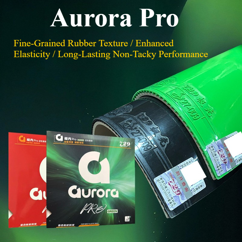 729 Friendship Aurora Pro Gree - Table Tennis Xiom Rubber recension och pris