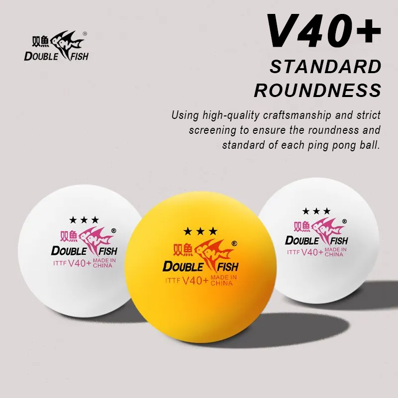 DOUBLE FISH 3 Star V40+ 30/50/ - Table Tennis Livescore recension och pris