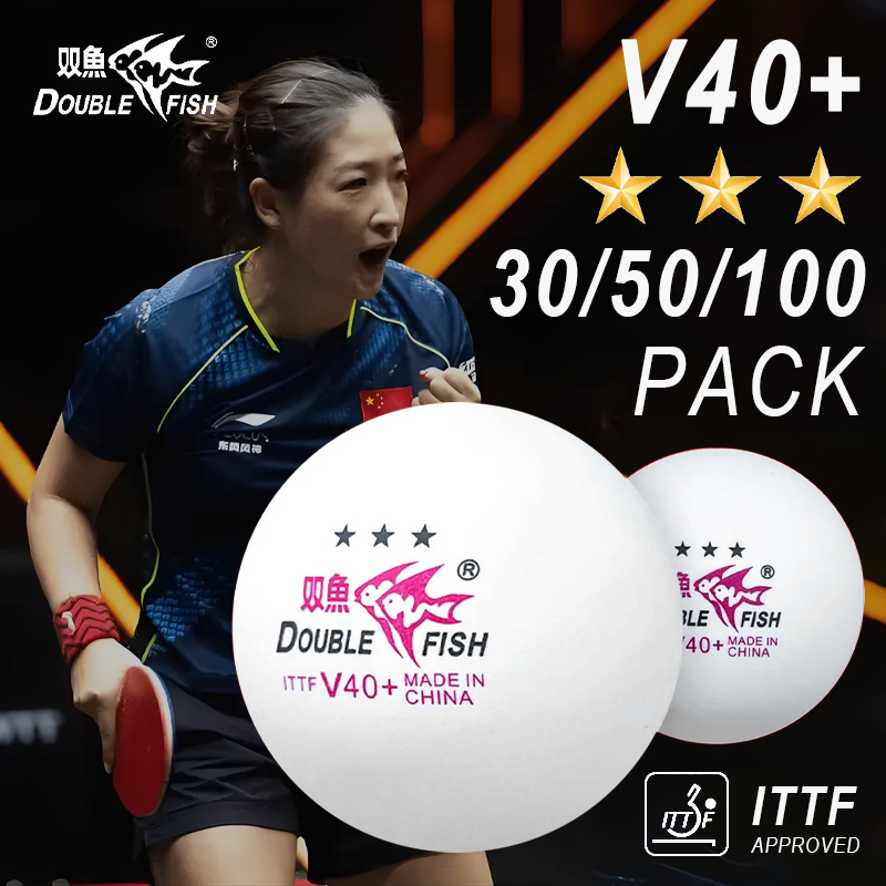 DOUBLE FISH 3 Star V40+ 30/50/ - Table Tennis Livescore recension och pris