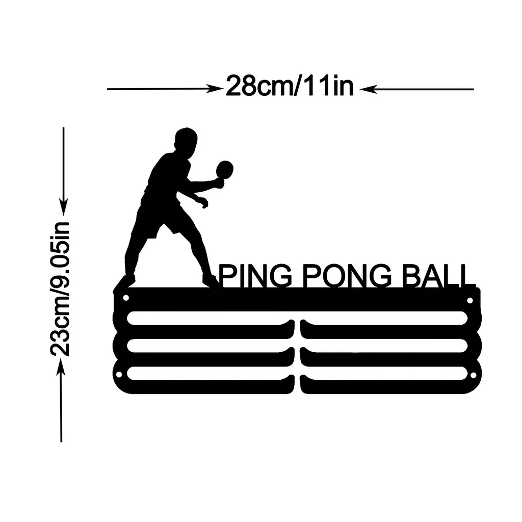 CIFBUY Metal Wall Art Sports M - Table Tennis Ranking recension och pris